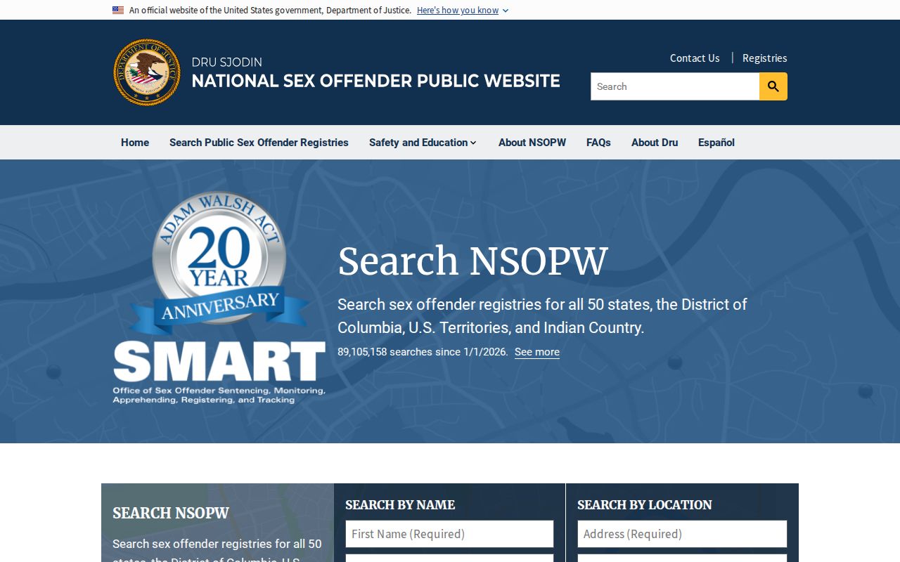 Curry County sex offender lookup through the national registry search